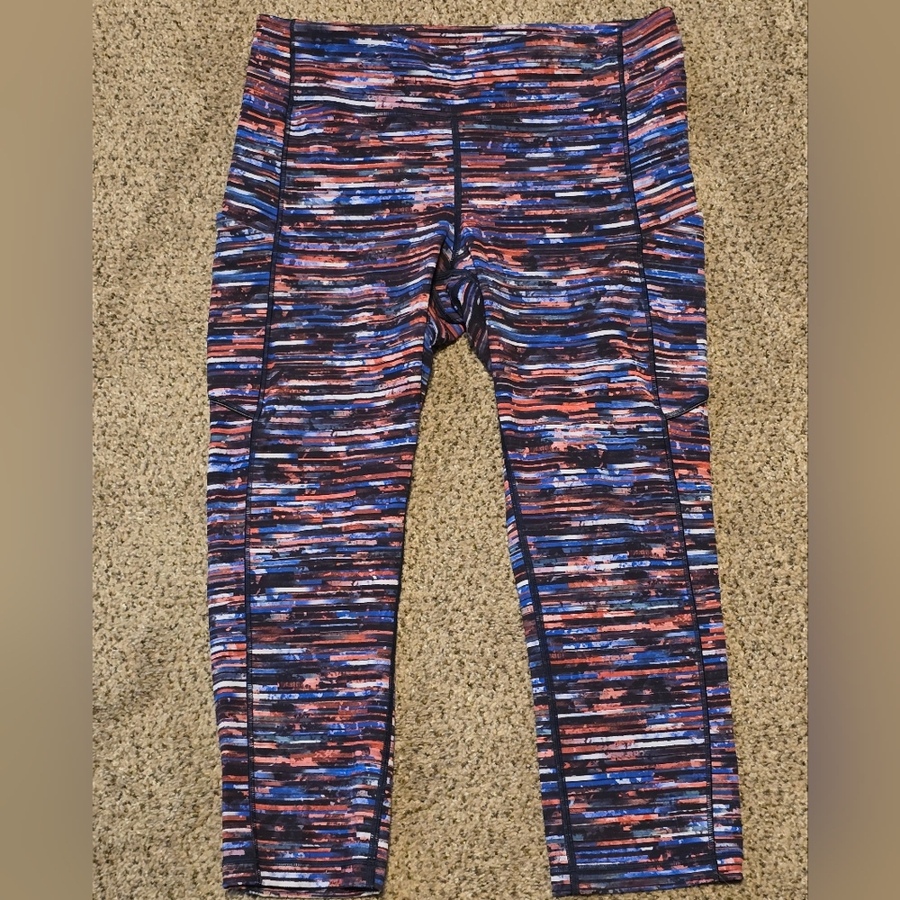 Lululemon's Nwot Fast and Free High-Rise Tight leggings. sz M CRBRLS - Picture 2 of 5